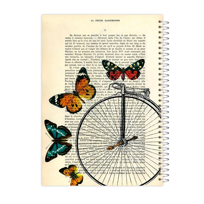 دفتر شطرنجی 60 برگ آی چاپ مدل پروانه کد 880