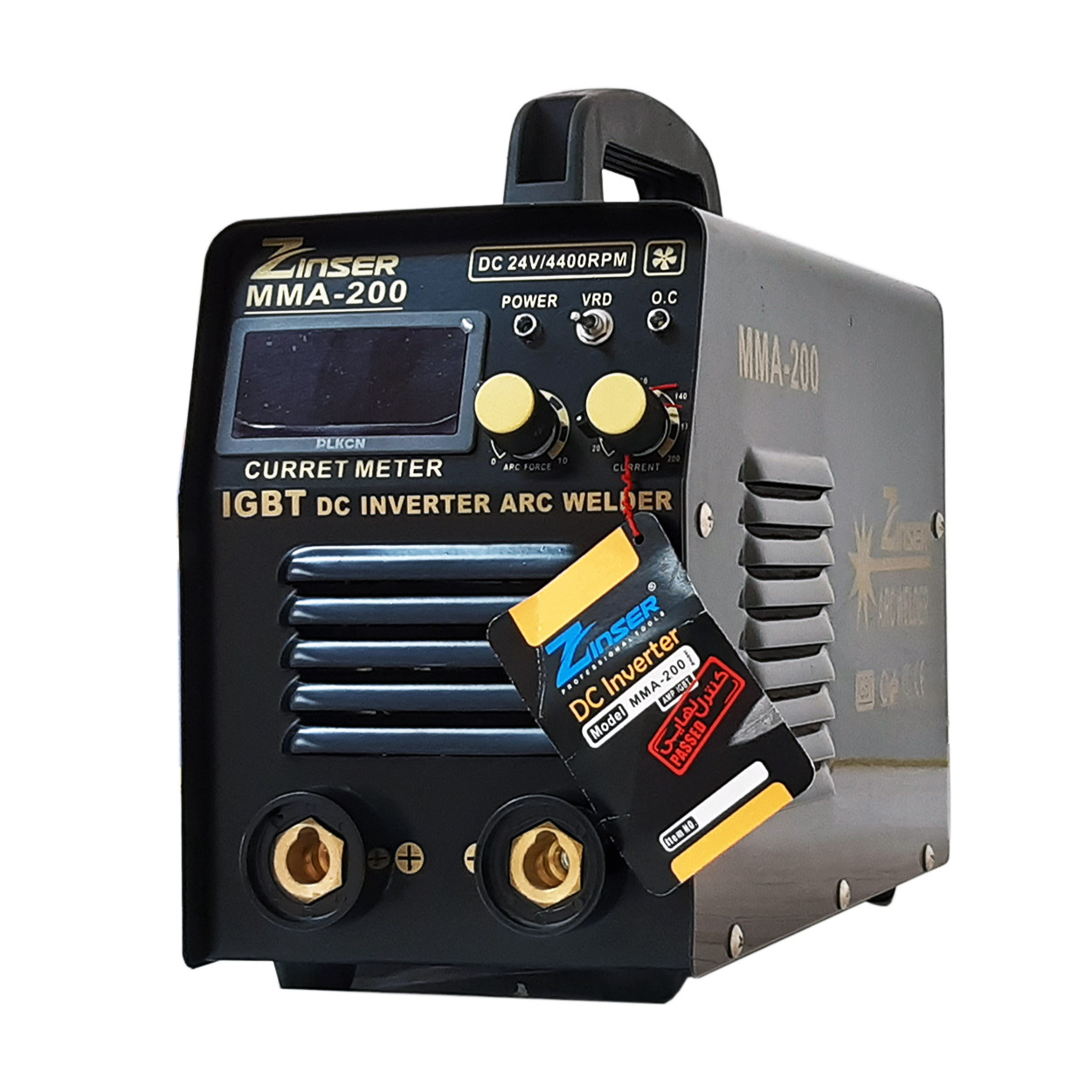 اینورتر جوشکاری 200 آمپر زینسر مدل AT -0385