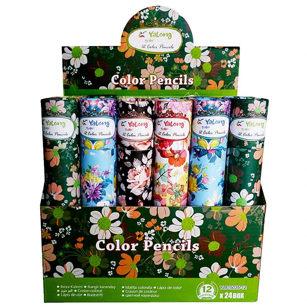مداد رنگی 12 رنگ یالونگ مدل Fk-24 بسته 24 عددی