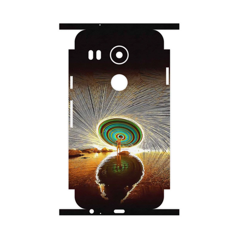 برچسب پوششی ماهوت مدل Night Light Fountain-FullSkin مناسب برای گوشی موبایل گوگل Nexus 5X