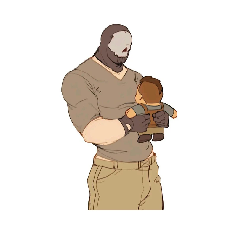 استیکر لپ تاپ و موبایل مدل بازی طرح کال اف دیوتی گوست Call of Duty Ghost کد 3736