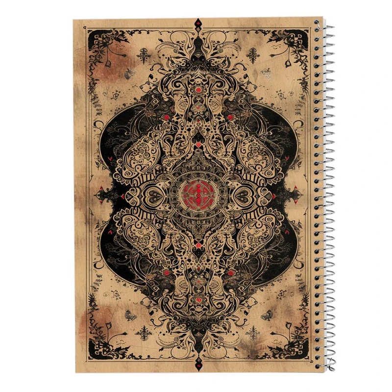 دفتر شطرنجی 50 برگ مدوپد طرح فرش کد DF17420