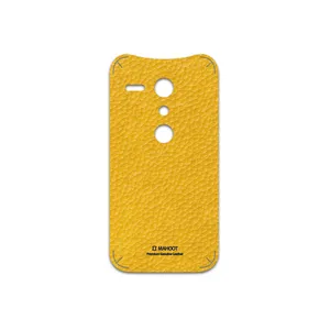 MAHOOT Mustard-Leather Cover Sticker for Motorola Moto G