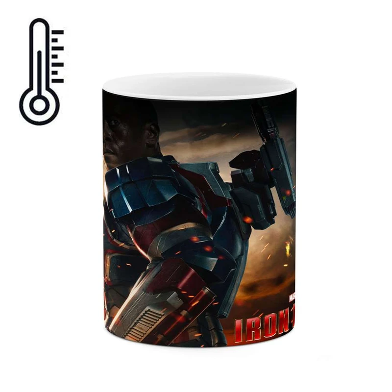 ماگ حرارتی کاکتی مدل Iron Man کد mgh11834