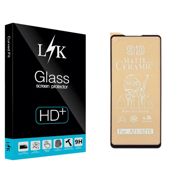 محافظ صفحه نمایش مات ال کی مدل Hard glass مناسب برای گوشی موبایل سامسونگ Galaxy A21