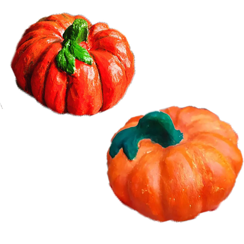 قالب شمع مدل سیلیکونی شمع کدو