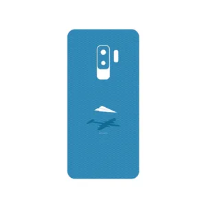 MAHOOT Minimal Paper Airplane Cover Sticker for Samsung Galaxy S9 Plus