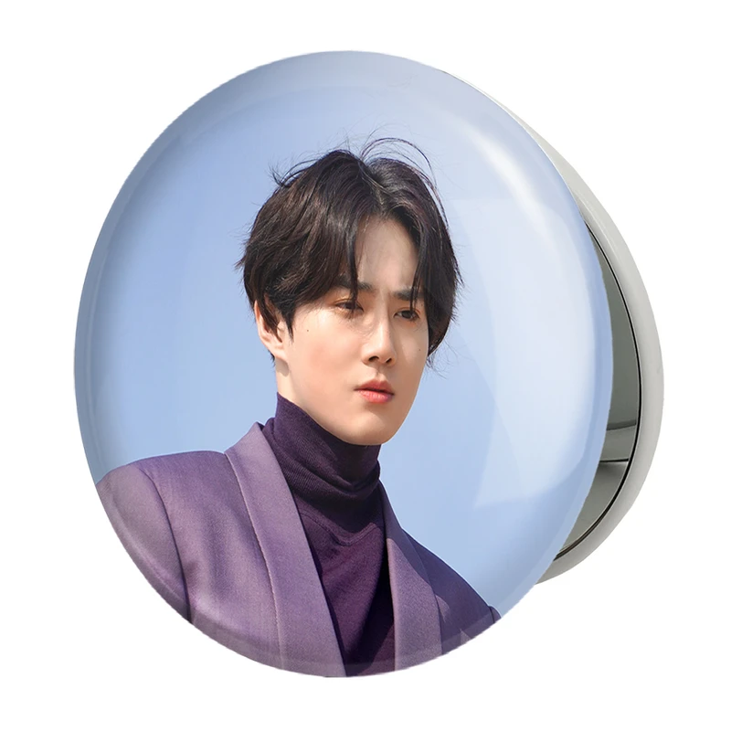 آینه جیبی خندالو طرح سوهو گروه اکسو EXO مدل تاشو کد 13484 