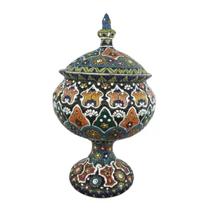 شکلات خوری میناکاری سفالی طرح گنبد کد 85