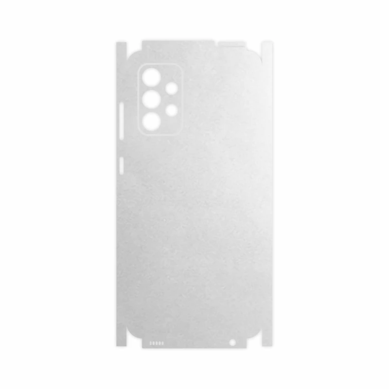 برچسب پوششی ماهوت مدل Metallic-White-FullSkin مناسب برای گوشی موبایل سامسونگ Galaxy A72