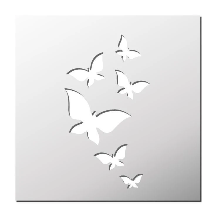  شابلون دکو رستا مدل پروانه کد S286