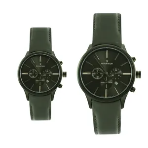 ست ساعت مچی عقربه ای زنانه و مردانه کد 1142G - 1142L M
