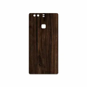 MAHOOT Dark Walnut Wood Cover Sticker for Huawei P9 Plus