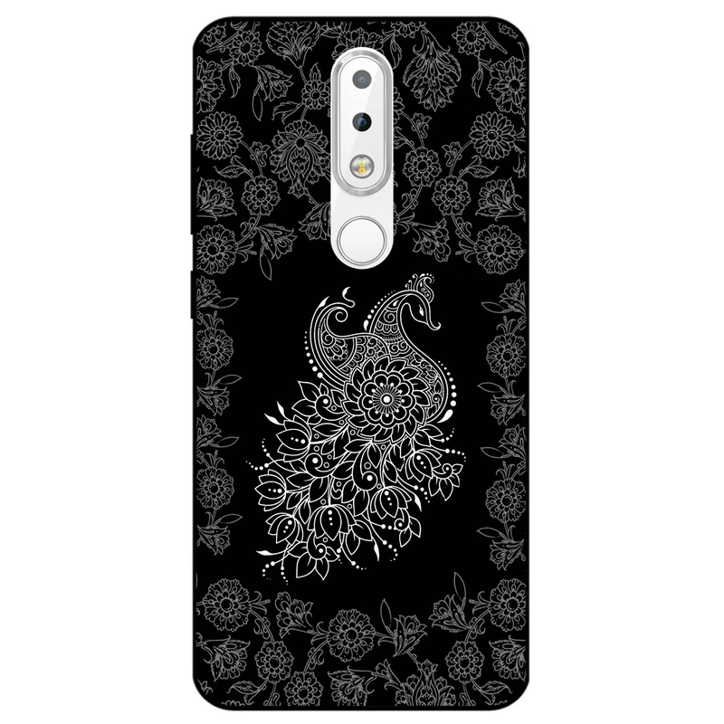 کاور مگافون طرح ققنوس مدل 7425 مناسب برای گوشی موبایل نوکیا 6.1 Plus (X6)