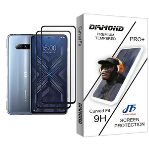 JF Diamond Glass MIX002 Screen Protector For Xiaomi Black Shark 4 Pack Of 2