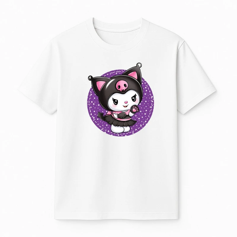 تی‌شرت آستین کوتاه دخترانه مدل کرومی کد v3 