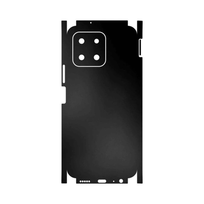 برچسب پوششی ماهوت مدل Matte-Black-FullSkin مناسب برای گوشی موبایل آنر X6