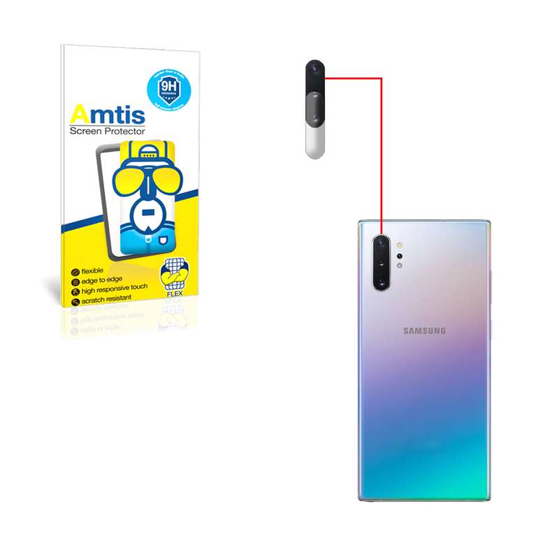 محافظ لنز دوربین امتیس مدل note10plus مناسب برای گوشی موبایل سامسونگ GALAXY NOTE 10 PLUS