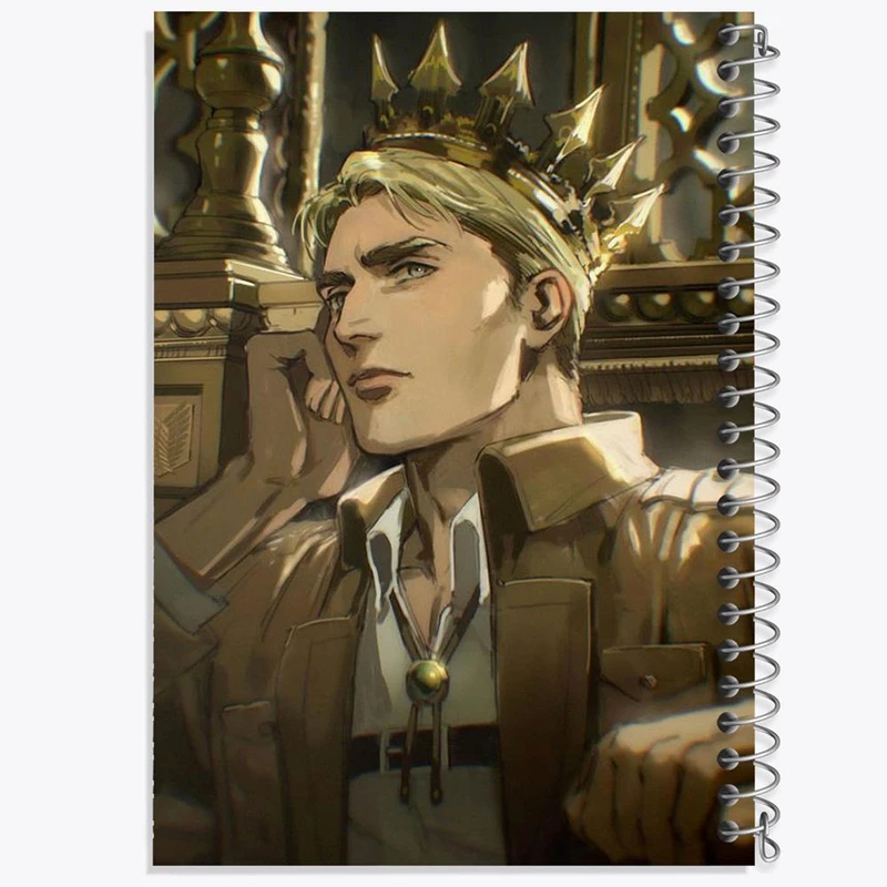 دفتر لیست خرید 50 برگ خندالو طرح گریس انیمه اتک آن تایتان Attack on Titan کد 18524