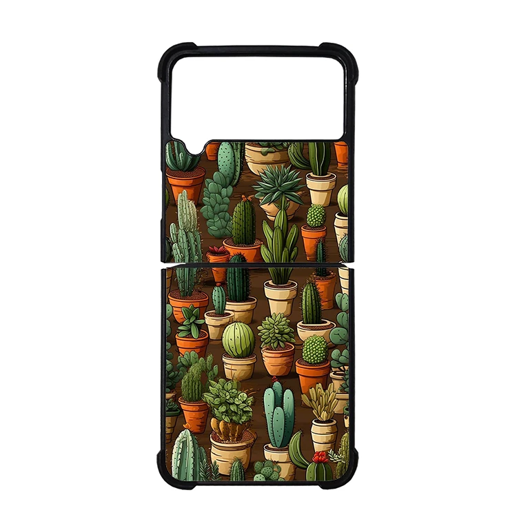کاور گالری وبفر طرح کاکتوس مناسب برای گوشی موبایل سامسونگ Galaxy Z Flip4