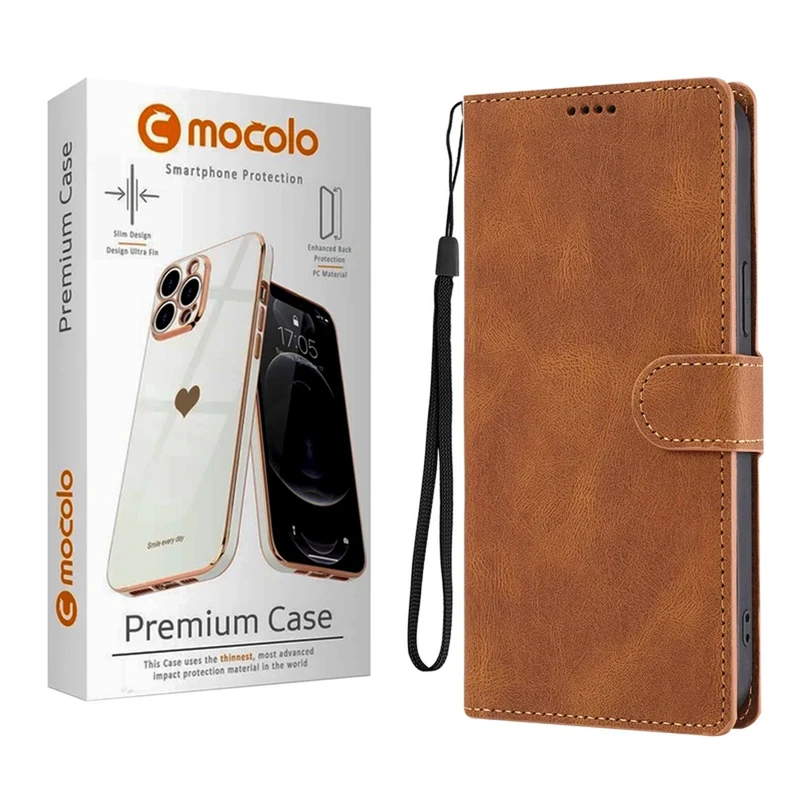 کیف کلاسوری موکولو مدل Flipcover Strap مناسب برای گوشی موبایل شیائومی Redmi A3 2024 به همراه بند