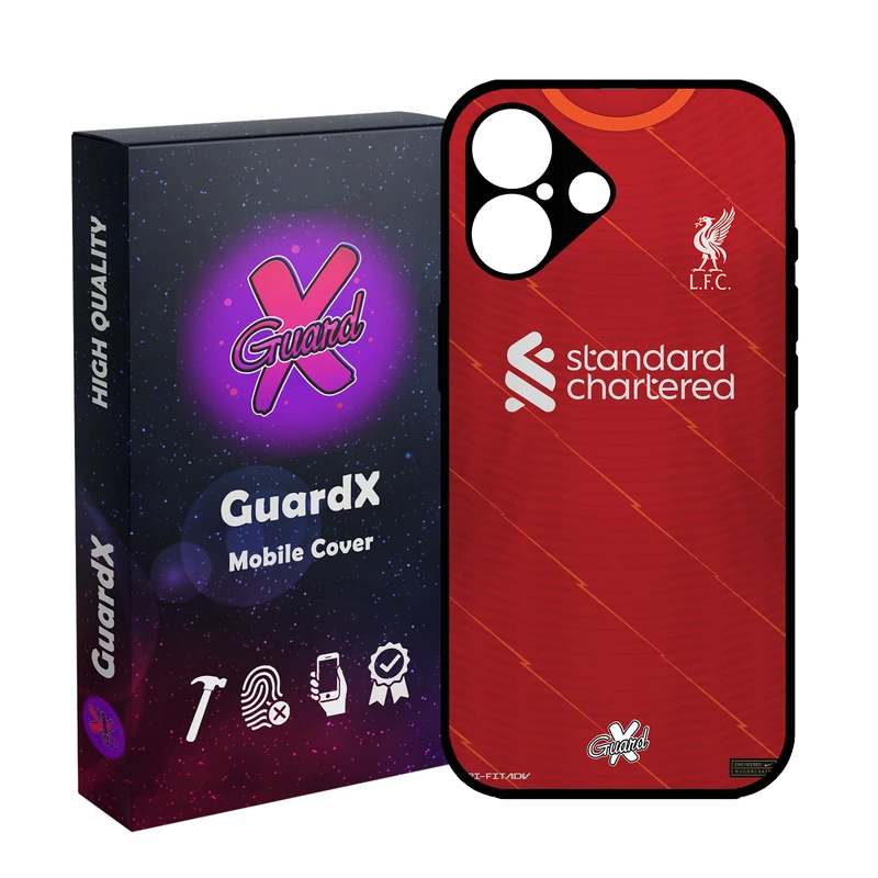 کاور گارد ایکس طرح لیورپول مدل 10381 مناسب برای گوشی موبایل اپل iPhone 16