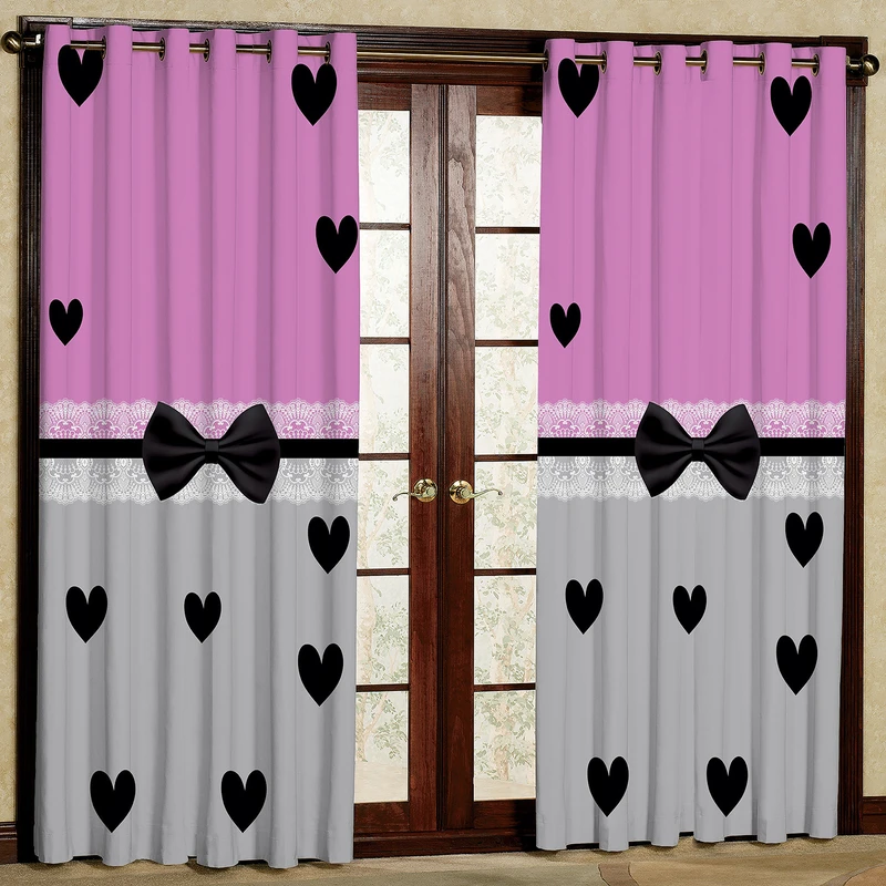 پرده مدل طرح دار مخمل پانچی کد 1205 سایز 200x140 سانتی متر