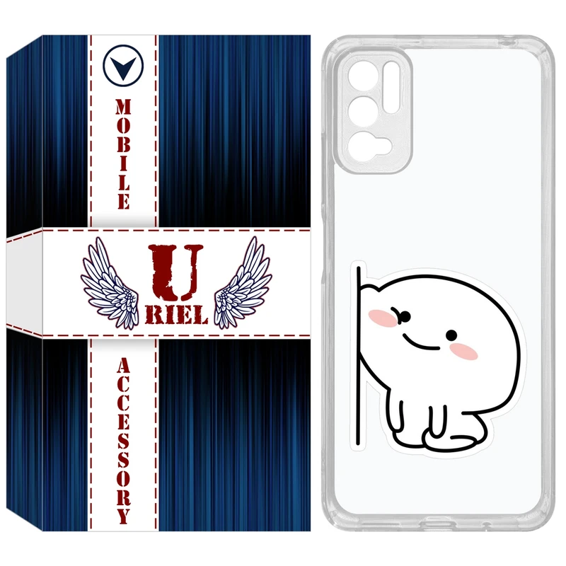 کاور یوریل مدل Clear کد 93 طرح لوس مناسب برای گوشی موبایل شیائومی Redmi Note 10 5G / Note 11SE / Poco M3 Pro