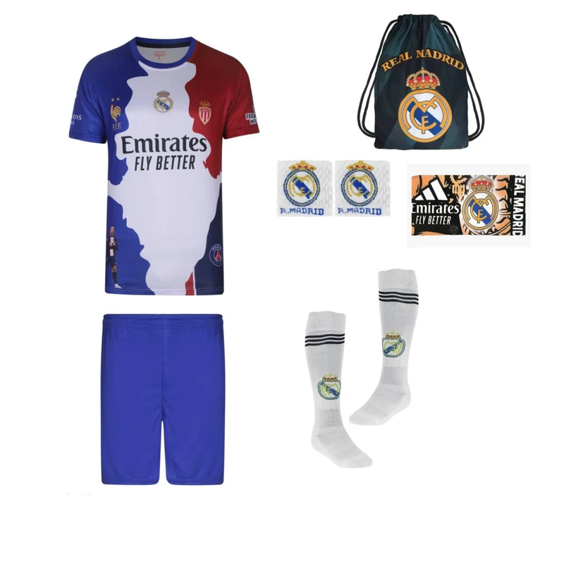 ست 7 تکه لباس ورزشی پسرانه مدل منتخب امباپه طرح 2026