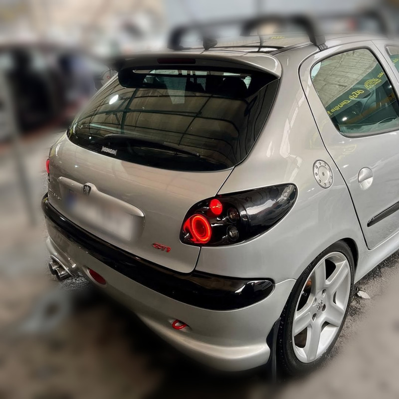 فلاپ سپر عقب و جلو مدل پیانویی مناسب برای پژو 206 بسته 2 عددی