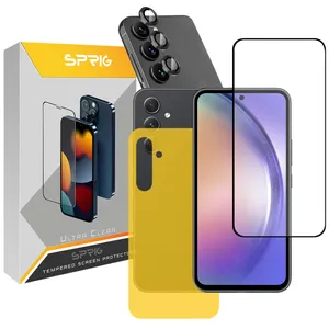 Sprig Ring-BK-FU camera lens protector for Samsung Galaxy A54 5G with Back protector and screen protector