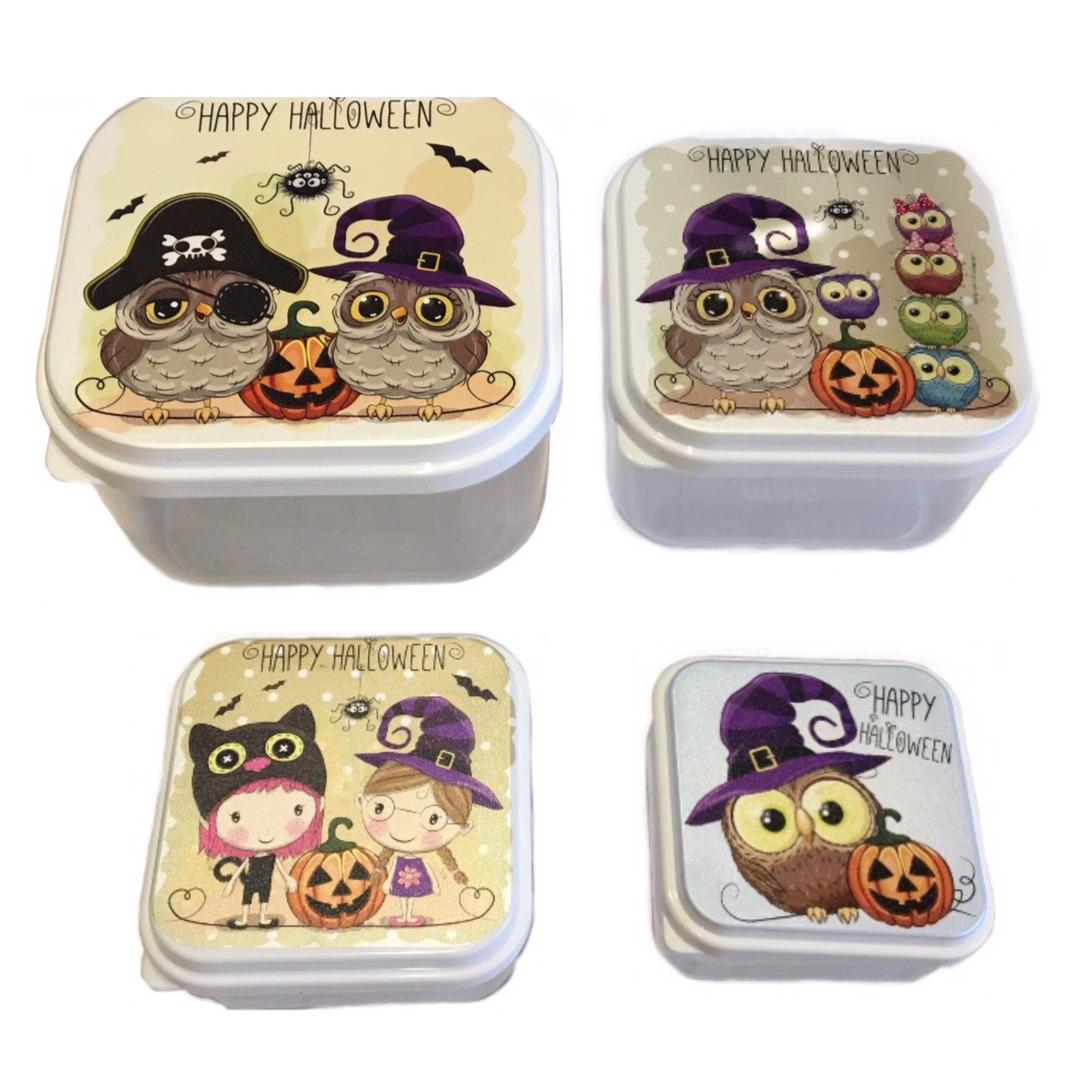 ظرف نگهدارنده مدل فانتزی کد 5234218 مجموعه ۴ عددی