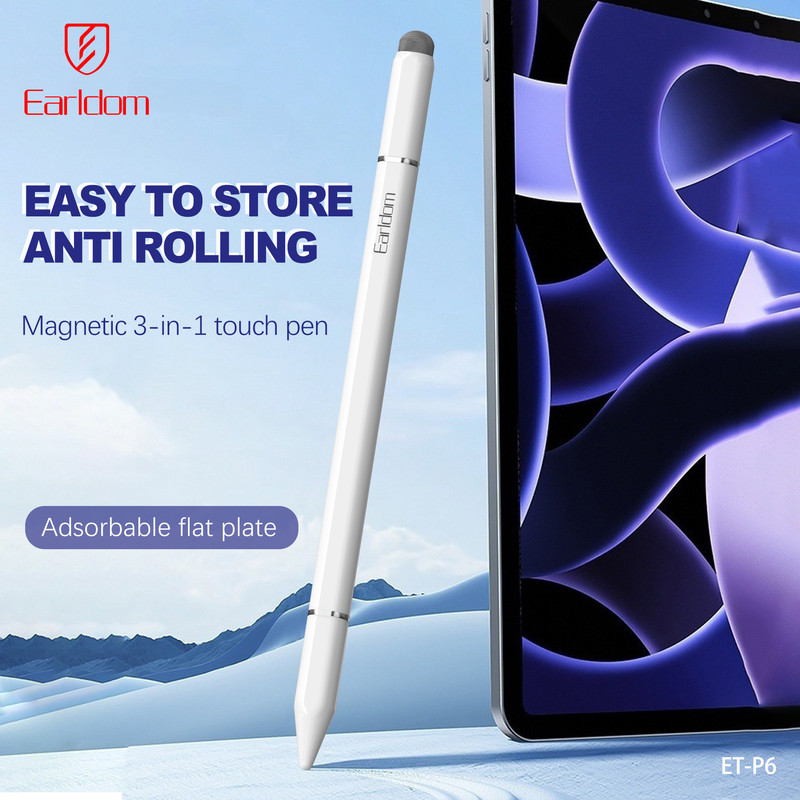 قلم لمسی ارلدام مدل Stylus Pen 3IN1 P6