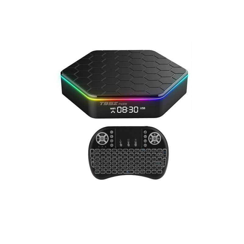 اندروید باکس مدل T95Z plus 4/64GB به همراه کیبورد i8