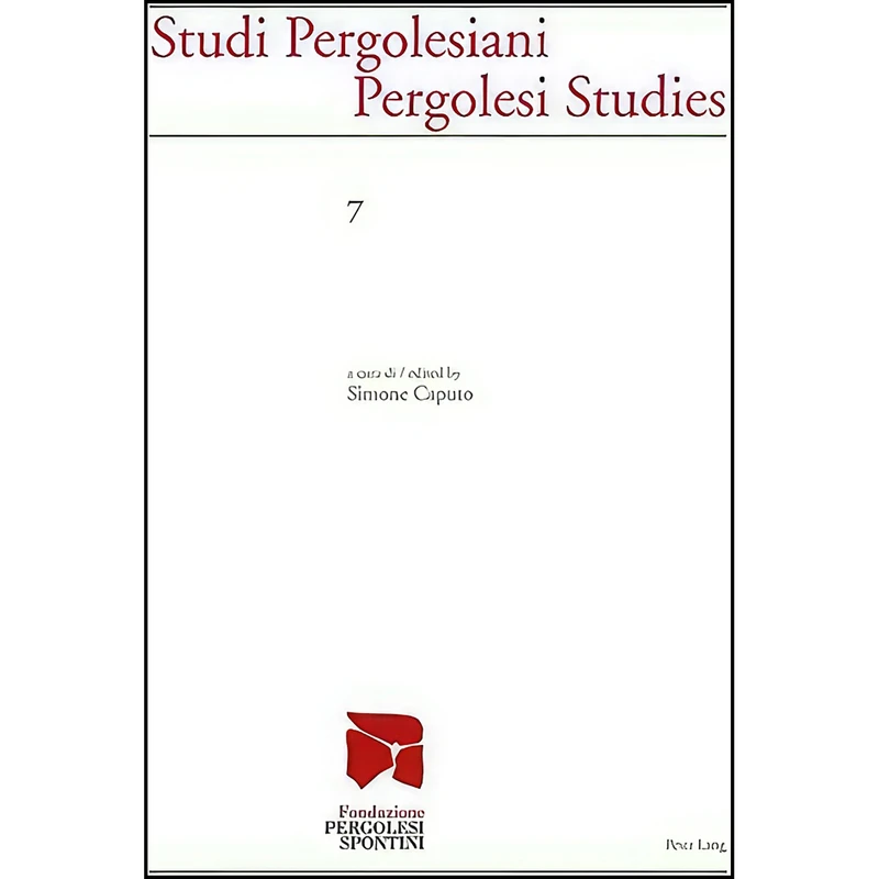 کتاب Studi Pergolesiani- Pergolesi Studies اثر Simone Caputo انتشارات تازه ها