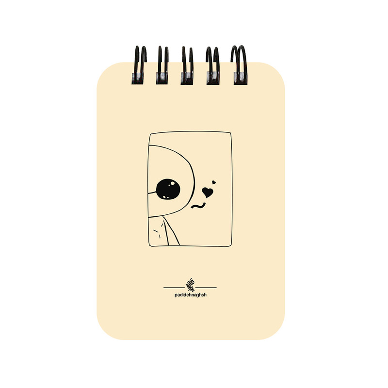 تقویم رومیزی سال  1404 پدیده نقش مدل تاینی به همراه دفترچه یادداشت