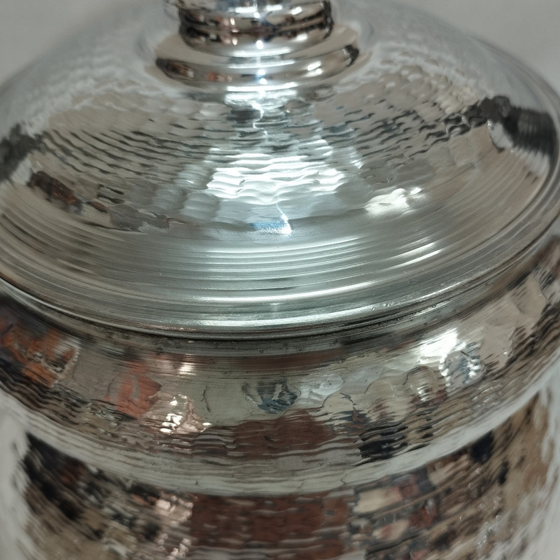 ست کتری و قوری مدل چکشی کد silver ست کتری و قوری مدل چکشی کد silver