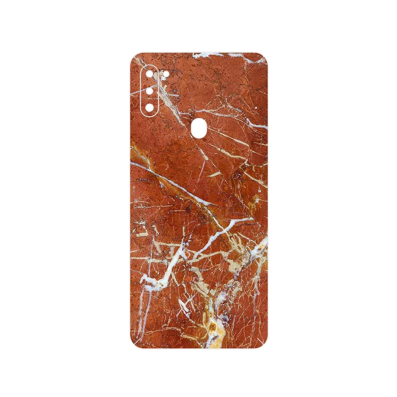 برچسب پوششی ماهوت مدل Red Marble مناسب برای گوشی موبایل سامسونگ Galaxy M11