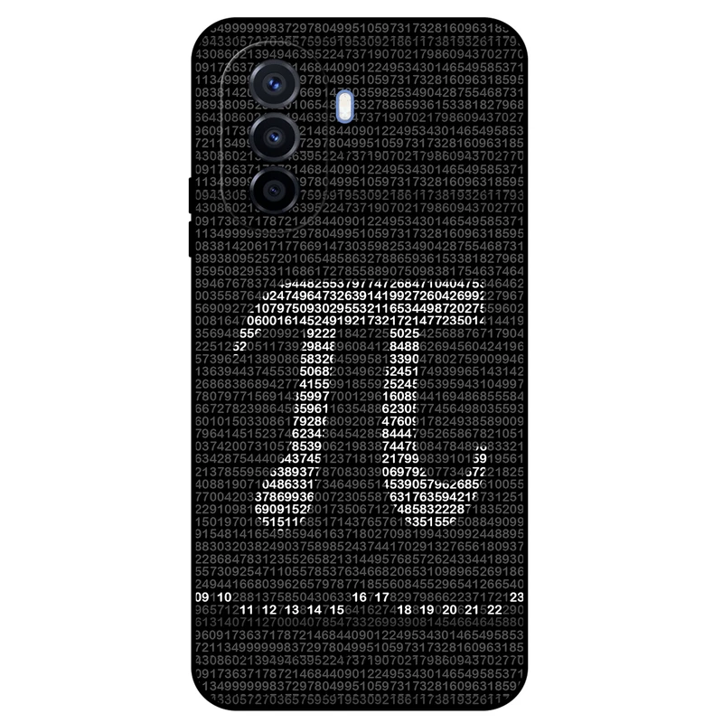 کاور مگافون طرح عدد پی مدل 7240 مناسب برای گوشی موبایل هوآوی Nova Y70 / Y70 Plus