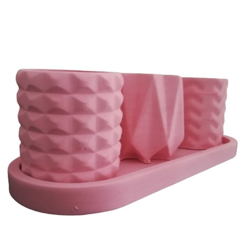 گلدان مدل دکوراتیو مجموعه 13 عددی