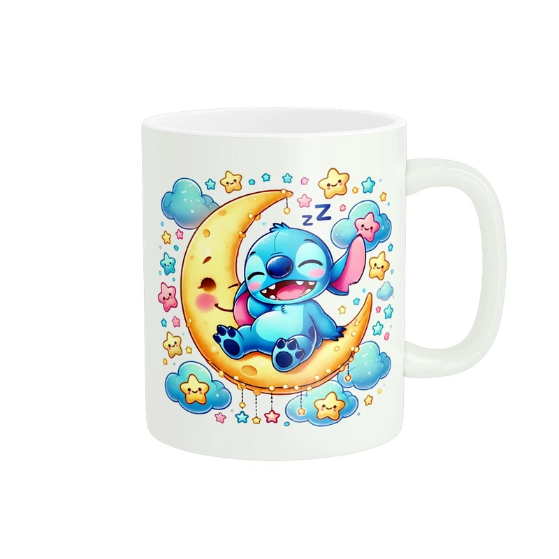 ماگ پادآفرین مدل کارتون استیچ و لیلو Stitch کد PM3869