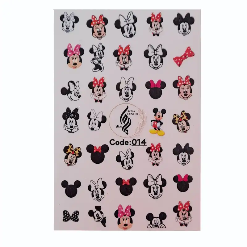 برچسب لنز ناخن رویاسنتر مدل 014