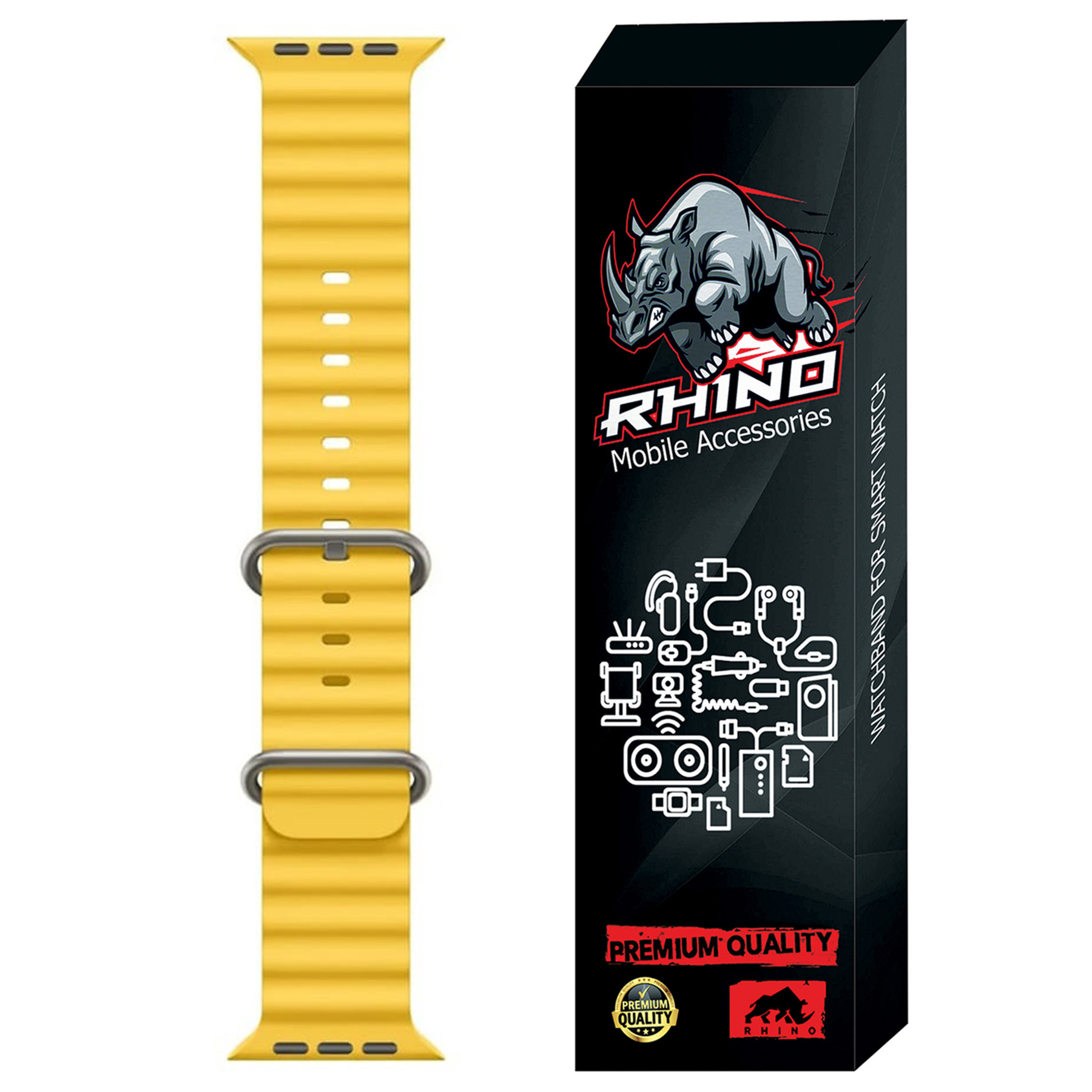 بند راینو مدل Ocean مناسب برای ساعت هوشمند گرین لاین الترا Ultra Smart Watch