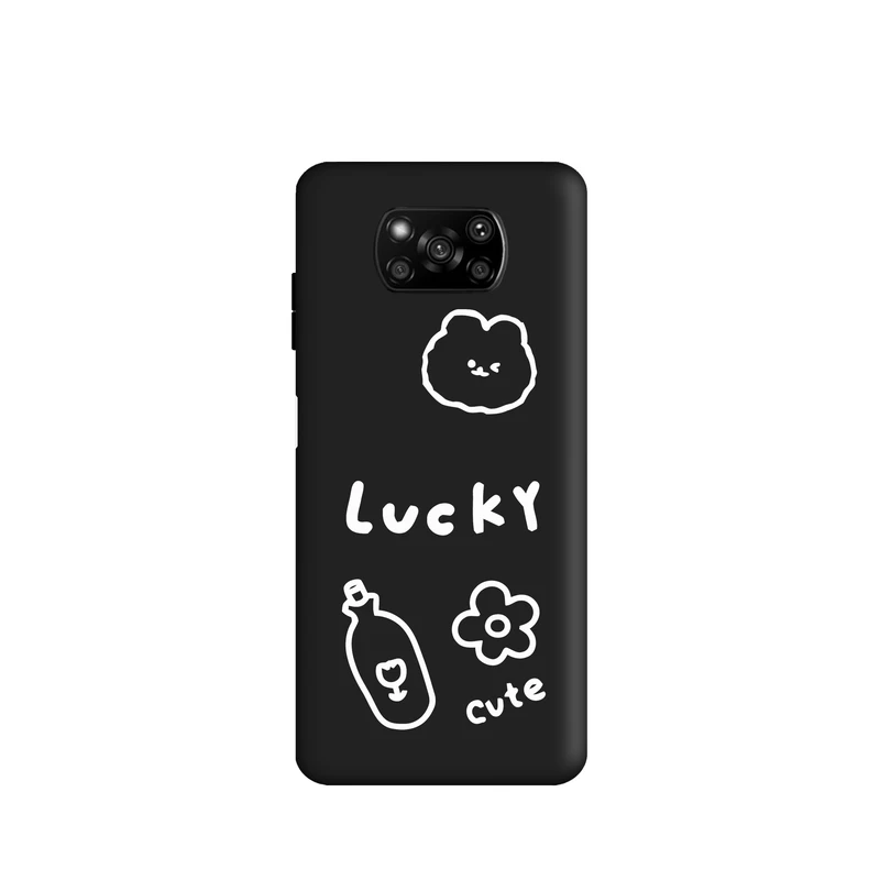 کاور طرح خرس مینیمال کد t2466 مناسب برای گوشی موبایل شیائومی Poco X3 / Poco X3 Pro / Poco X3 NFC