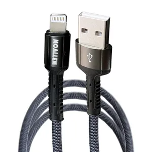 کابل تبدیل USB به لایتنینگ معلم مدل 11pro max طول 1 متر