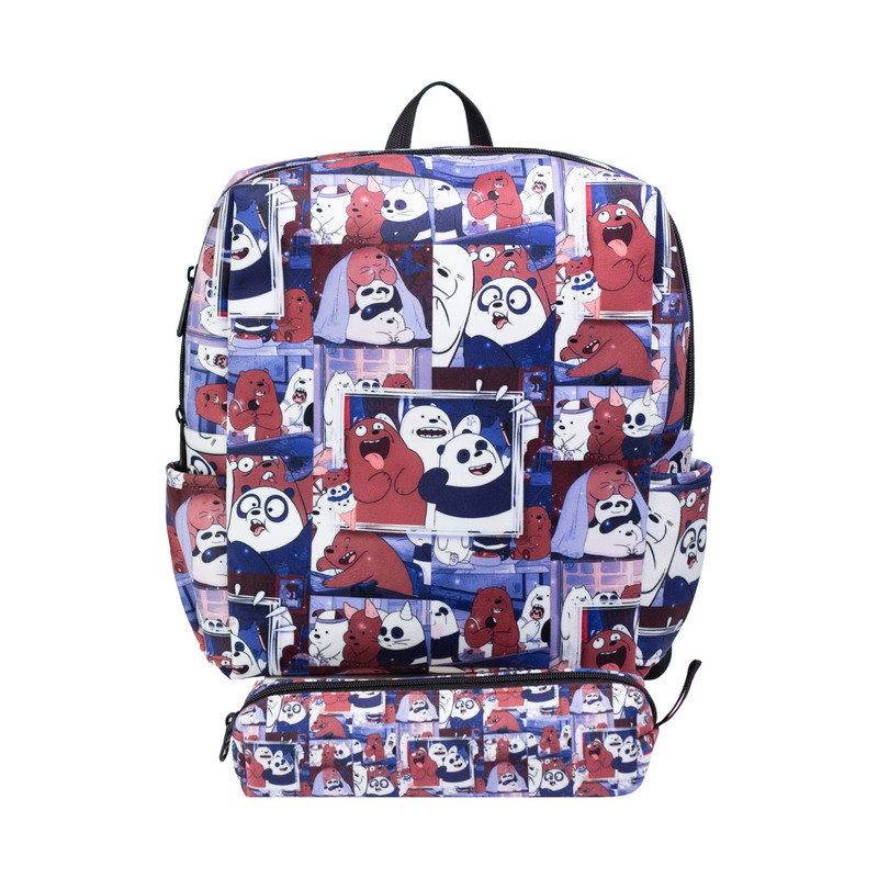 کوله پشتی مدل پاندا کد k177 به همراه جامدادی