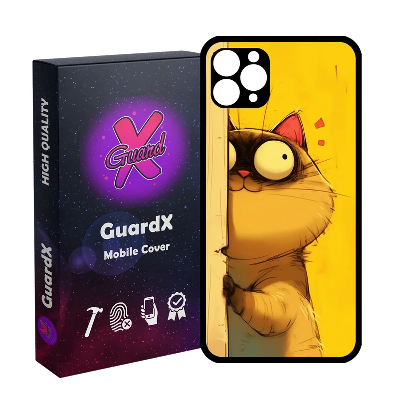 کاور گارد ایکس طرح Cat مدل Glass10729 مناسب برای گوشی موبایل اپل iPhone 11 Pro Max