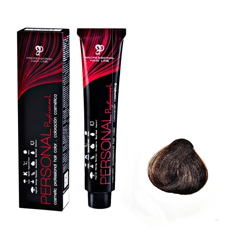 رنگ مو پرسونال پی ال شماره 4.0 حجم 100 میلی لیتر رنگ قهوه ای روشن