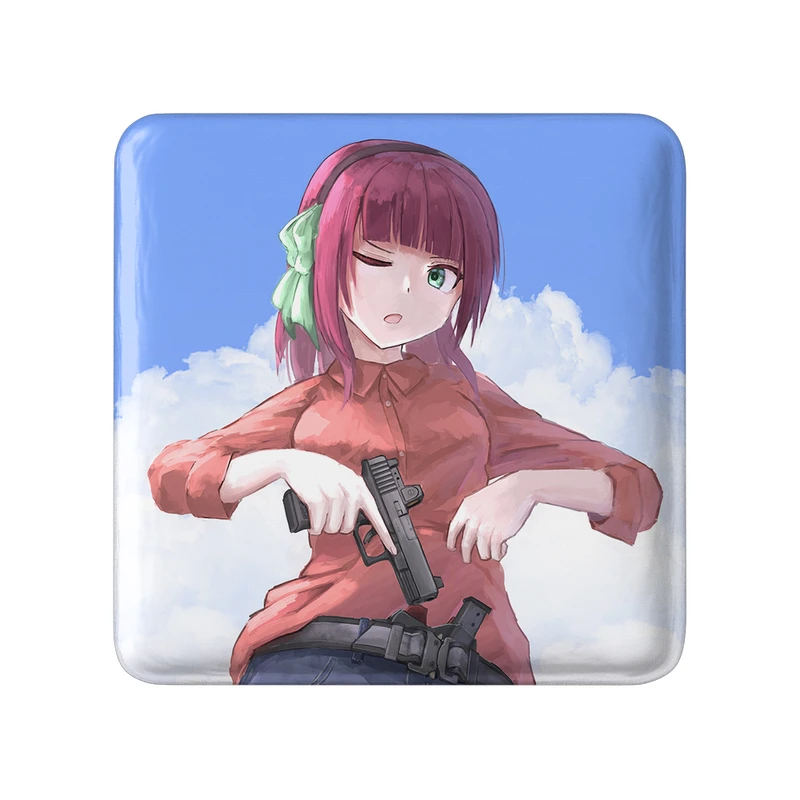 پیکسل خندالو طرح یوری انیمه آنجل بیتس مدل مربعی کد 31912