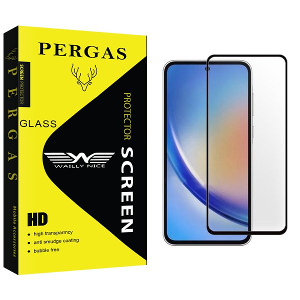 محافظ صفحه نمایش شیشه ای وایلی نایس مدل Pergas مناسب برای گوشی موبایل سامسونگ Galaxy A35
